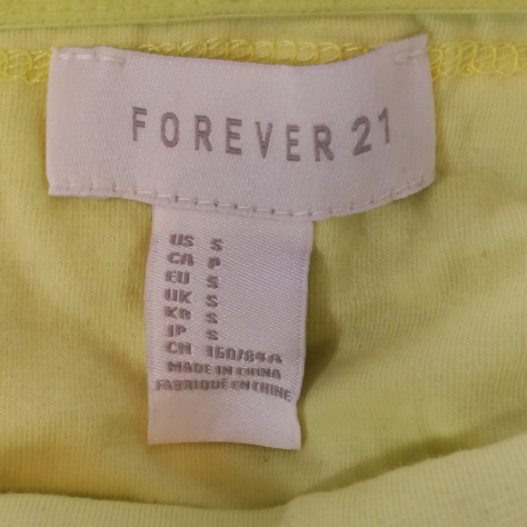Forever 21💛💛Knit Tube Top Yellow 💛💛 - Picture 5 of 6